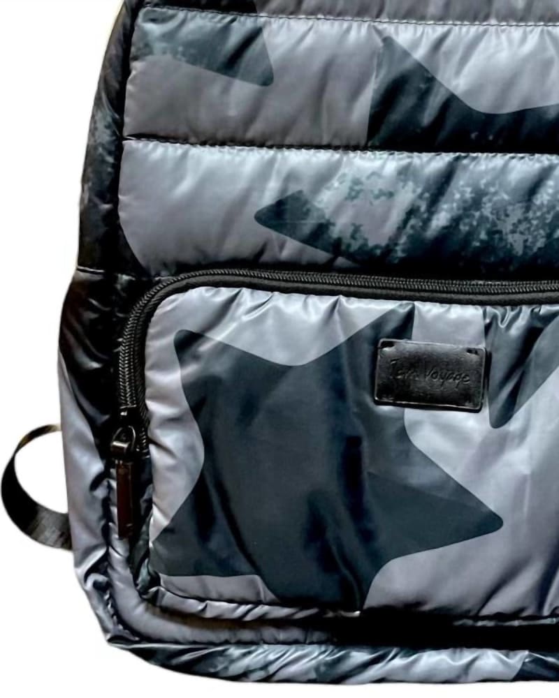 Side of a size O/S Midi Classic Backpack in Grey in Grey by 7AM Enfant. | dia_product_style_image_id:329091